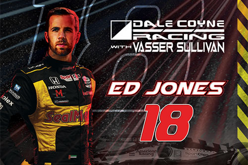 Jones to Drive No. 18 Team SealMaster Dale Coyne Racing with Vasser Sullivan for 2021
